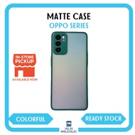 (FREE SCREEN PROTECTOR) OPPO Series Colorful Matte Bump Case A98/A58/A18/A79/11F/A3/Reno12/FindX8/Re