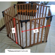 Wooden Playpen / Crib / Baby And Child Playpen
