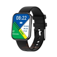 นาฬิกาสุขภาพ 8.8mm Ultra-thin Smart Watch for Men Women Children BT Calls HR BP Fitness Tracker Fashion Sports Watch for Android IOS
