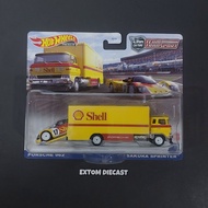 Hotwheels Team Transports Porsche 962 shel Sakura Printer