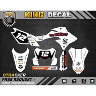 Decal DTRACKER DECAL KLX BF KLX OLD KLX S DECAL KX CUSTOME DECAL KLX BF 150L DECAL CRF 150L 15