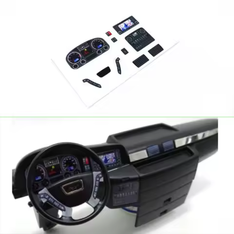 Dashboard Sticker Decoration for 1/14 Tamiya RC Truck For man