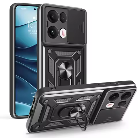 Camera Protection Phone Armor Case For OPPO Reno 13 13F 14 14F 15 15F A6X A6 Pro 5G Realme C71 15T S