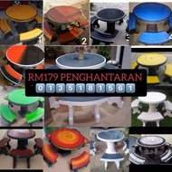 KERUSI BATU MEJA BULAT KERUSI LENGKUNG(COD JIMAT 0135181561)