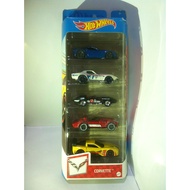 Hot Wheels Gift Pack. 2021 Corvette 5-Pack - GTN35. 11 Corvette Grand Sport-69 COPO Corvette-Corvett