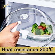 Sr Microwave Cover Heat-Resistant Splash-Proof Transparent Washable Effective Microwave Plate Lid Cover for Home