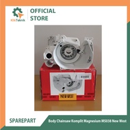 Body chainsaw komplit/Crank case assy Magnesium MS038 A-1 New West