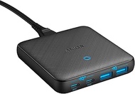 Anker 543 Powerport Atom III 65W II Slim Charger USB C Charger PIQ 3.0 &amp; GaN 4-Port Slim Fast Wall Charger, with Dual USB C Ports (45W Max), for MacBook, USB C Laptops, iPad Pro, iPhone and More