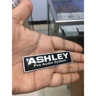 Ashley audio logo emblem resin material ASHLEY LOGO EMBLEM 3D LOGO RAISED EMBLEM ASHLEY LOGO