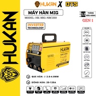 Máy hàn kim loại điện tử (GEN1) HUKAN MIG-NBC250 | Que hàn Ø2.0 - 4.0 hiệu suất ra 20-120A hàn nối n