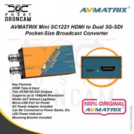 Avmatrix Mini SC1221 Connector Cable to 3G-SDI Mini Converter