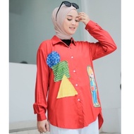 Masayu Batik - Blouse Batik Wanita Motif Karakter Simbok