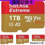【公司貨 SanDisk Extreme MicroSD A2高速記憶卡U3 1tb 256G 128G 64G