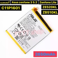 แบตเตอรี่ Asus Zenfone 3 5.2" / Zenfone Lite ZB510KL ZE520KL ZE520KL Z017DA ZB501KL A007 C11P1601  2
