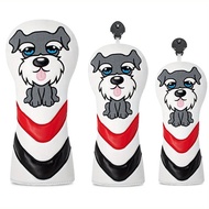 for Little Gray Dog Golf Headgear, Golf Club Headgear for Golf Clubs Number 1 Wood 3/5 Wood UUT Wood