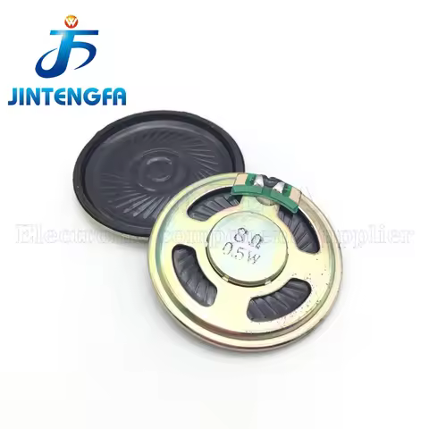 10PCS 0.5W 8R 50mm Speaker Horn 8ohm 8Ω 0.5Watt Horn Speaker Diameter 5CM Thickness 7mm PC Computer 