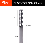 1PC High Gloss Flat Aluminum End Mill 3F Carbide End Mill For Aluminum Tungsten Steel Milling Cutter