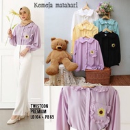 KEMEJA Women's work shirts, embroidered tops, women's work shirts, tops