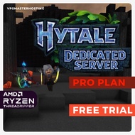 [FREE TRIAL] Hytale Server Hosting PRO Plan | 8GB - 16GB RAM | Control Panel | NVMe SSD | 24/7 Onlin
