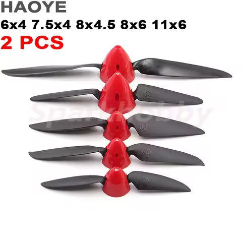 2 Set Folding Propeller 6x4 7.5x4 8x4.5 8x6 11x6 Propeller Spinner Cover 2.3/3.0/3.17/4.0mm Motor Sh