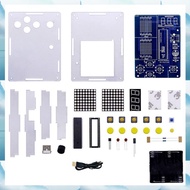 [G V W E] DIY Soldering Project Game Kit with 5 Retro Classic Games Soldering Electronic Kit for STE