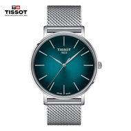 Tissot (TISSOT) Swiss Watch Charm Time Series Watch Steel Band Quartz Men's Watch T143.410.11.091.00