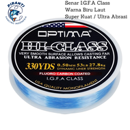 Senar Pancing Super Kuat FluoroCarbon Coated Optima HI-CLASS (Biru Laut)