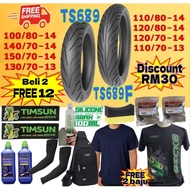 TIMSUN Tyre TS689 FREE POST 100/80-14 12080 14 110/80-14 120/70-14 140/70-14 11070 13 Scooter yamaha