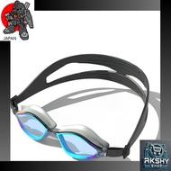 [AX] Swimming goggles for adults Mirrorless Anti-fog Nose belt with case Unisex Free-size