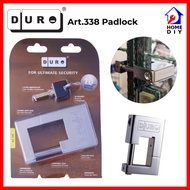 Duro Art.338 Armoured Metal Gate Padlock - Duro Lock