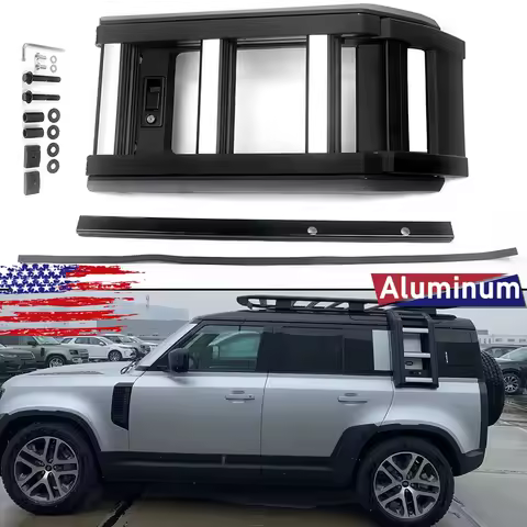 FOR LAND ROVER DEFENDER 90 110 L663 2020-23 TELESCOPIC FOLDING ROOF SIDE LADDER