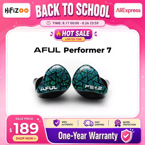 HiFiZoo AFUL Performer 7/Performer 5+2 2DD+4BA+1Micro Planar In Ear Monitor Earphones Hybrid HiFi Au