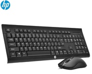 HP KM100 ชุดคีย์บอร์ดเมาส์ Keyboard And Mouse Gaming Combo Set ประกัน 1ปี