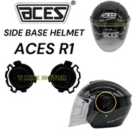 Aces R1 Helmet Side Base Accessories / Helmet Side Cap Aces R1 Visor (Left & Right)