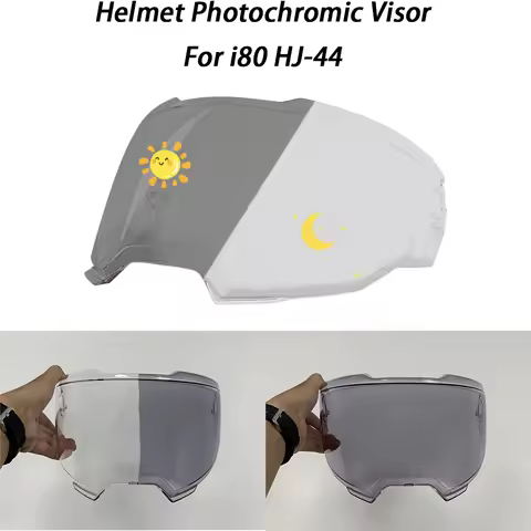 Photochromic Visor Shield Fit for HJC I80 HJ-44 i80 Helmet Face Shield Uv Protected Helmet Accessori