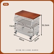 Others - 304不銹鋼廚房推車 置物架 落地衛生間浴室蔬菜菜籃水果零食收納架