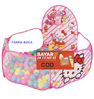 PENGIRIMAN DARI JAKARTA COD ONGKIR LEBIH MURAH dan CEPAT  TENDA MANDI BOLA ADA KERANJANG KECIL MOTIF