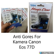 👍 ANTI GORES CAMERA CANON EOS 77D - MAGIC CLEAR SCREEN