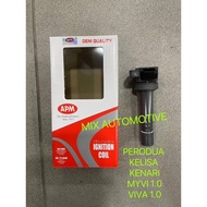 ( 100% ORIGINAL APM  ) DENSO KELISA KENARI VIVA MYVI 1.0 IGNITION COIL / PLUG COIL ( 90048-52126 ) (