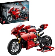 🎊ส่งภายใน24ชม🎊โมเดลอิฐ LEGO ที่ใช้ร่วมกันได้กับรถจักรยานยนต์ Ducati V4R 1:1 (646 ชิ้น) ของขวัญของเล่
