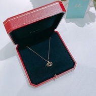 Cartier Trinity Diamond Au750 18k 金/銀 項鍊