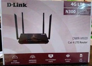 [ประกัน 3 ปี] D-Link DWR-M920 Wireless N300 4G LTE Router 4G, เราเตอร์ใส่ซิม Sim รองรับทุกเครือข่าย 