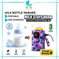 👶Pemanas Susu Baby Travel Portable Milk Warmer Wireless Portable Bottle Warmer Susu Baby Warmer Usb 