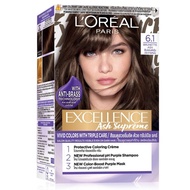 L'Oreal Loreal Paris Excellence Creme Hair Dye - 6.1 Brunette Ash