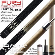 FURY DL-10 MAPLE POOL CUE - 13 MM - BILLIARD STICK STIK BILIAR BILYAR - LUX MN