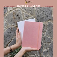 STHM stationery - SIMPERIE S1 - Neptune - Sổ tay bìa cứng da PU - 200 trang có đánh số