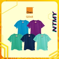 NTMY Oren Sport Quick Dry Children T-Shirt Lightweight Microfiber Crew Neck Kids Size QD68