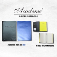 Academe Binder Notebook with 10 Filler Notes