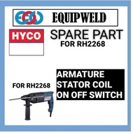 SPARE PART - HYCO ARMATURE /STATOR COIL /ON OFF SWITCH FOR RH2268 ROTARY HAMMER  (ORIGINAL) HY2268 2