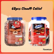 60pcs (jar) Cloud 9 Classic Chocolate bar | Coklat Klasik (cllassic / plus)